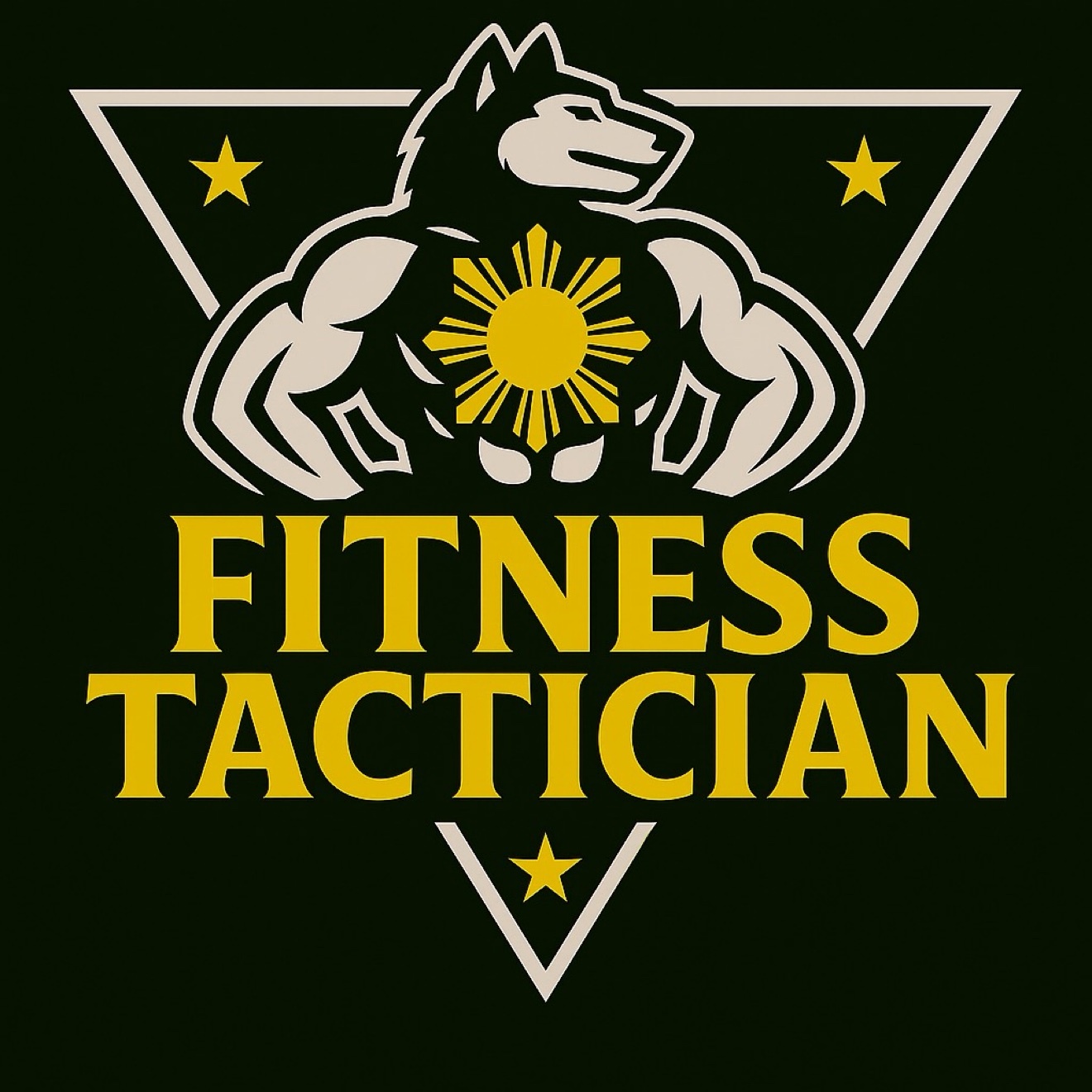 Fitness Tactician wolf logo for personal training and self-defense coaching