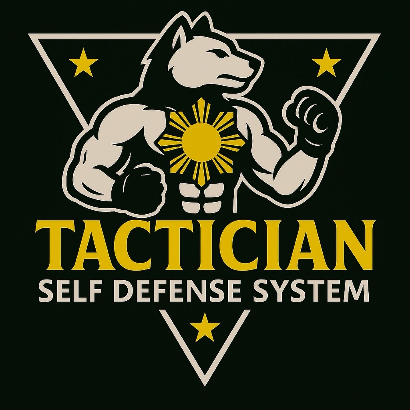 Tactician Self Defense System wolf emblem for practical self-defense instruction